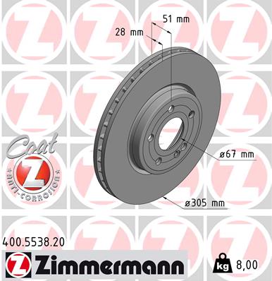 Тормозной диск coat z