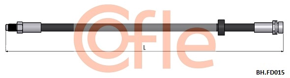 92.bh.fd015 шланг тормозной