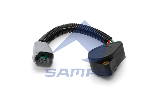 Sa096.366 потенциометр педали газа 6-pin квадр. фишка SAMPA 096.366