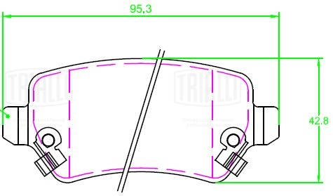 Pf 2333 колодки торм. для а/м chery tiggo 8 (21-)/tiggo 8 pro (21-) диск. зад. (pf 2333)
