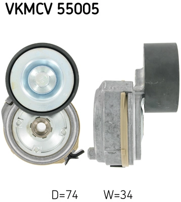 Натяжитель ремня в сборе SKF VKMCV55005
