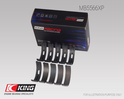Вкладыши коренные (комплект) KING MB5566XP