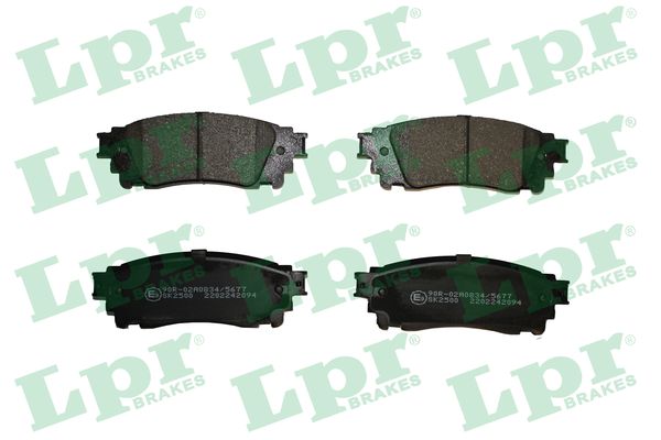 Колодки тормозные дисковые lpr
