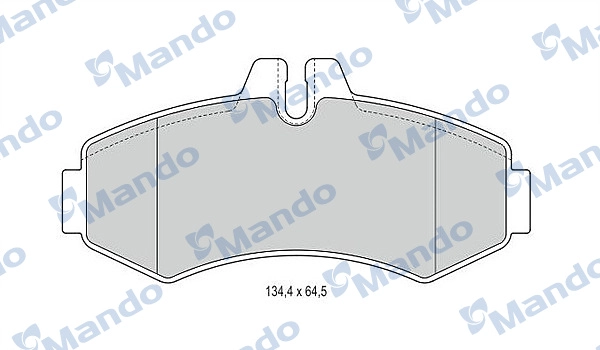 Mbf015660 колодки тормозные mercedes vito (93-03)sprinter (91-93) передние (4шт.) mando MANDO MBF015660