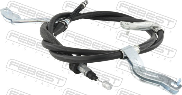 Трос ручного тормоза правый FEBEST 12100-F2DISCRH