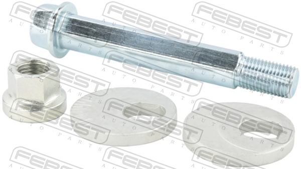 0429-011-kit болт с эксцентриком кт-т шайбы 2шт. гайка FEBEST 0429-011-KIT