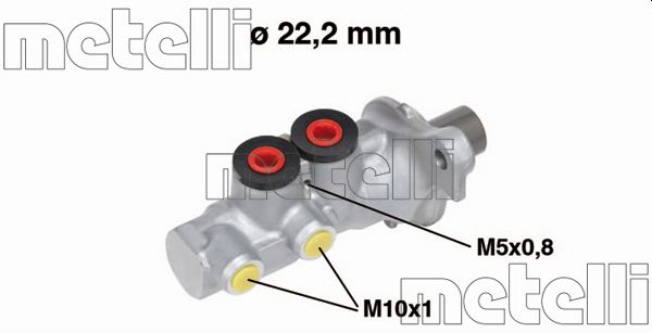 Главный тормозной цилиндр METELLI 05-0692