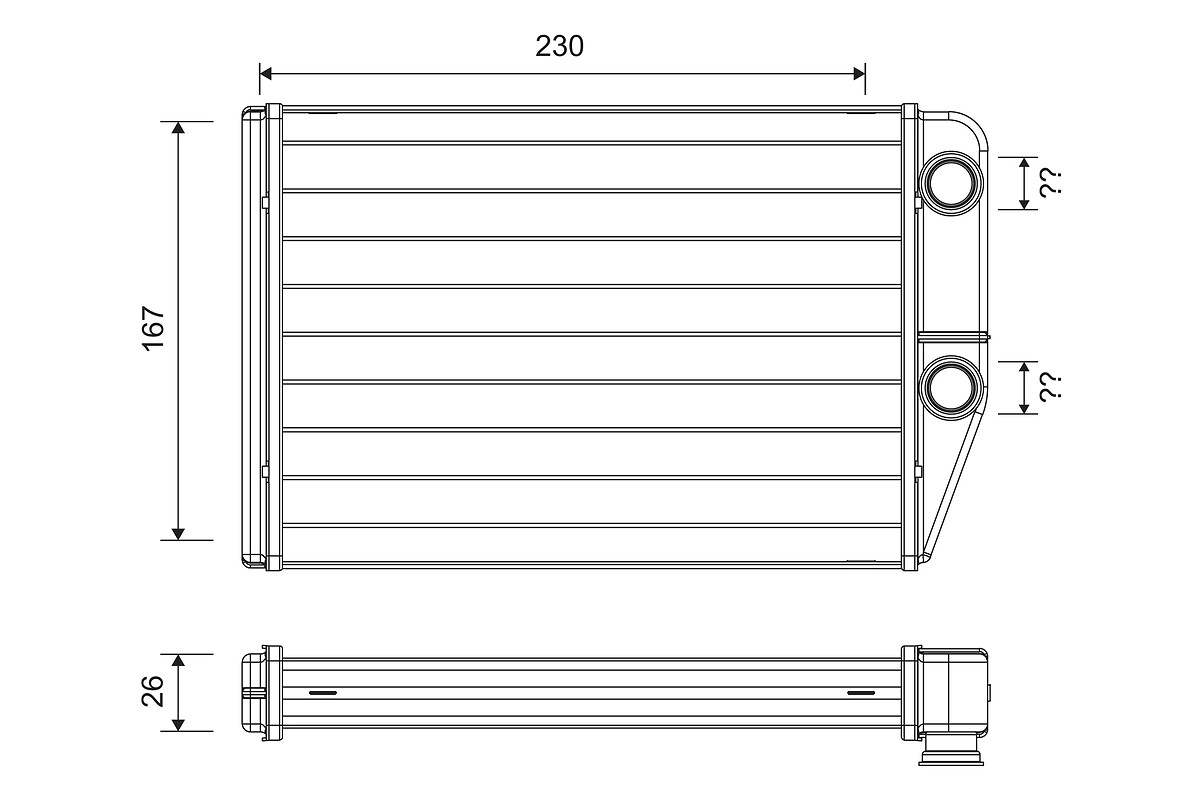 Радиатор печки valeo VALEO 811514