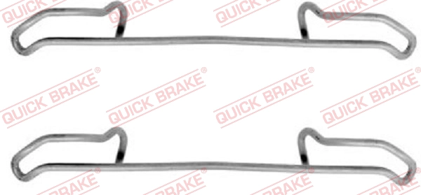 Комплект монтажный тормозных колодок QUICK BRAKE 109-1085