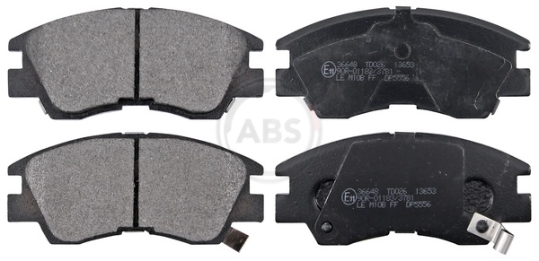 Колодки торм пер mitsubishi pajero/l 300 A.B.S. 36648