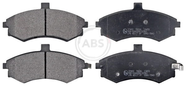 Колодки торм пер hyundai elantra/matrix -03 A.B.S. 37403