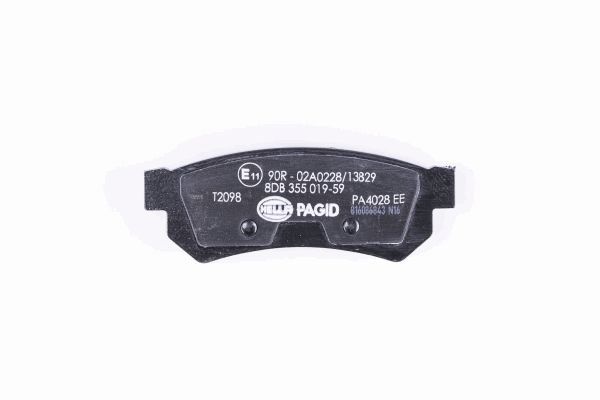 Колодки тормозные дисковые HELLA/BEHR/PAGID 8DB355019591