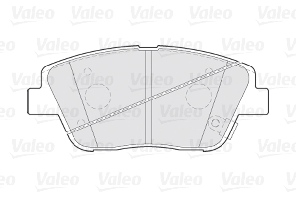 Колодка тормозная дисковая комплект VALEO 301294