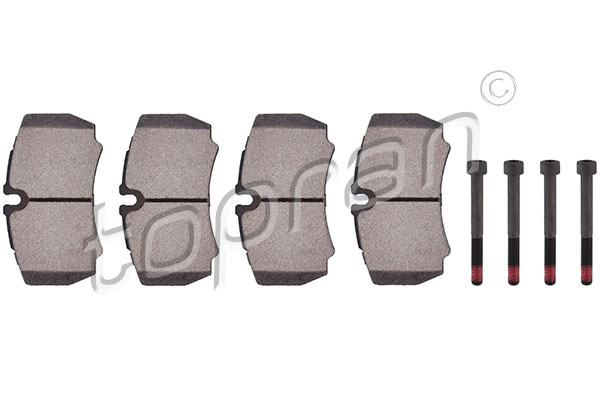 Set brake pads HANS PRIES/TOPRAN 303962