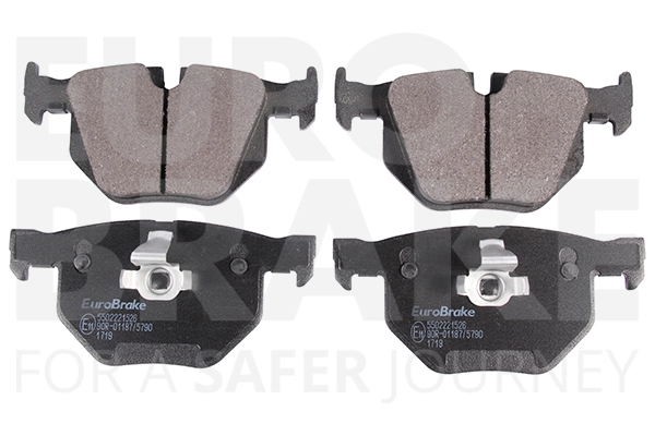Тормозные колодки дисковые задние EUROBRAKE 5502221526