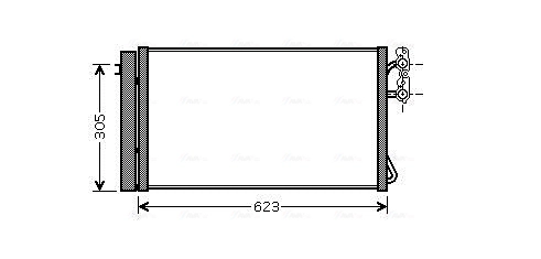 Радиатор кондиционера AVA QUALITY COOLING BWA5296D