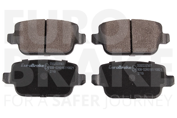 Колодки тормозные дисковые EUROBRAKE 5502222567