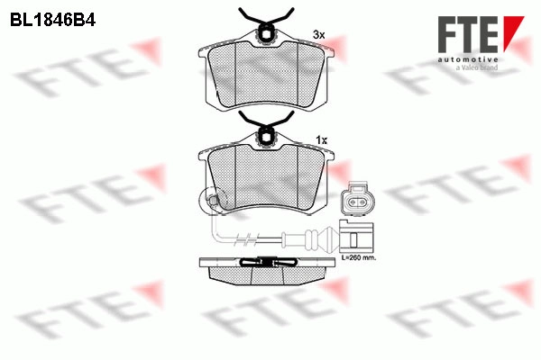 Запчасть FTE BL1846B4