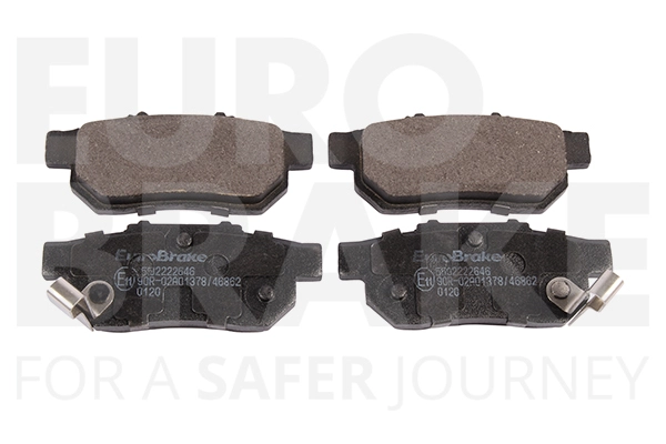 Тормозные колодки дисковые задние EUROBRAKE 5502222646