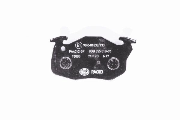 Колодки тормозные дисковые HELLA/BEHR/PAGID 8DB355018961