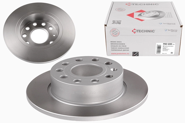 Диск тормозной PROTECHNIC PRD5200