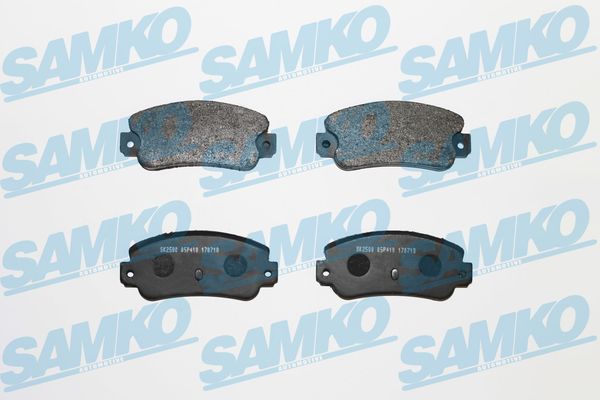 Колодки тормозные дисковые SAMKO 5SP410