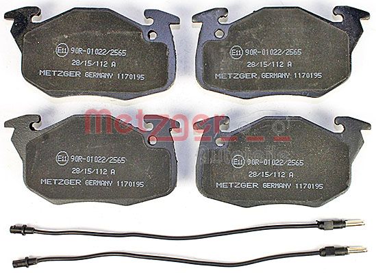Колодки тормозные дисковые METZGER 1170195
