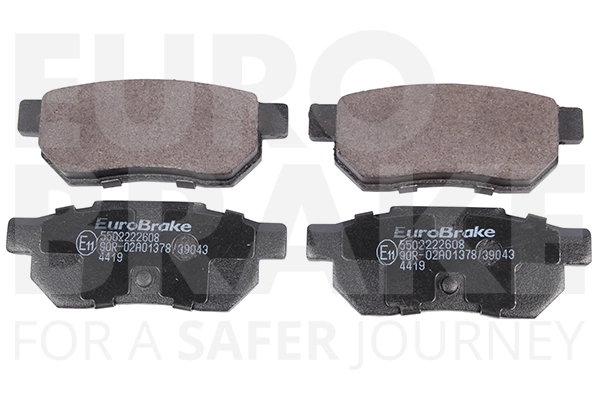 Тормозные колодки дисковые задние EUROBRAKE 5502222608