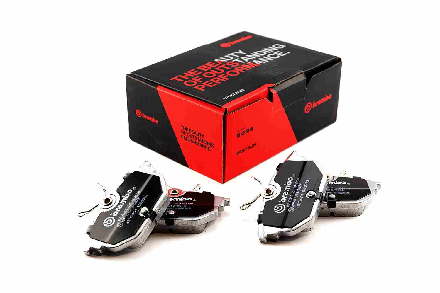 Комплект тормозных колодок дисковый тормоз BREMBO 07B.315.24