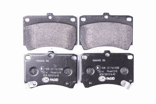 Колодки тормозные дисковые HELLA/BEHR/PAGID 8DB355016-431