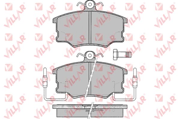 Колодки тормозные дисковые VILLAR 626.0098