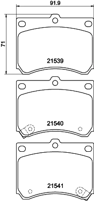  HELLA/BEHR/PAGID 8DB355027-031
