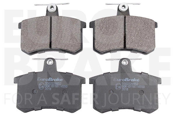 Тормозные колодки дисковые задние EUROBRAKE 5502229952
