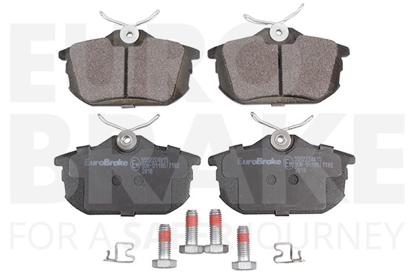 Тормозные колодки дисковые задние EUROBRAKE 5502224815
