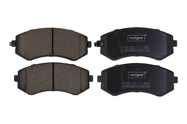 Комплект тормозных колодок дисковый тормоз MAXGEAR 19-1758