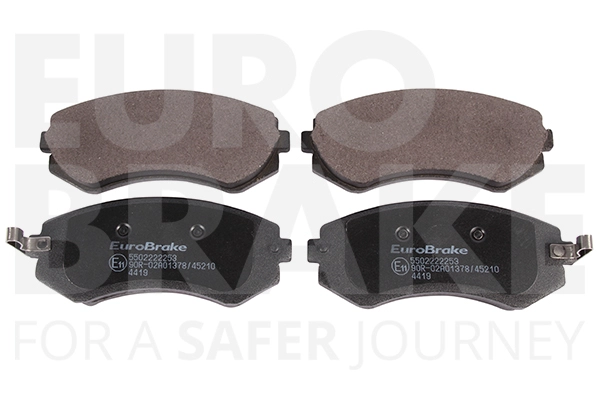 Тормозные колодки дисковые EUROBRAKE 5502222253