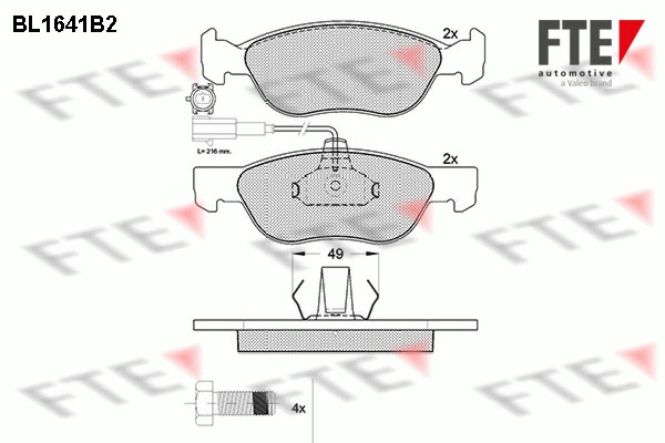 Запчасть FTE BL1641B2