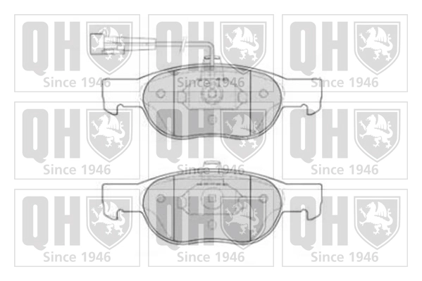 Колодки тормозные QUINTON HAZELL BP860