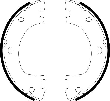 Колодки тормозные барабанные HELLA/BEHR/PAGID 8DA355050071