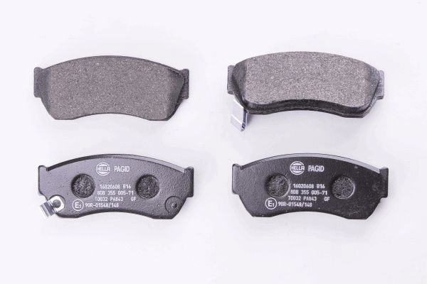 Колодки тормозные дисковые HELLA/BEHR/PAGID 8DB355005-711