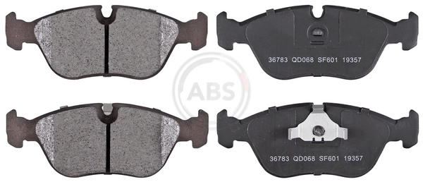 Колодки тормозные дисковые A.B.S. 36783