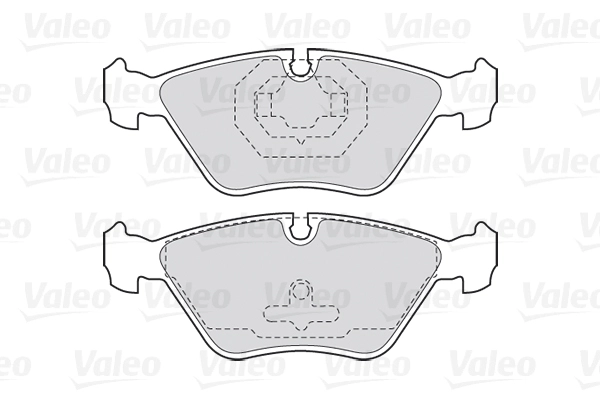 Колодки тормозные дисковые VALEO 301616