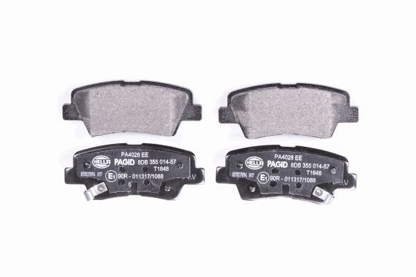 Колодки тормозные дисковые HELLA/BEHR/PAGID 8DB355014571