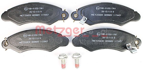 Колодки тормозные дисковые METZGER 1170457