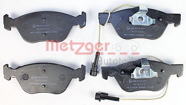 Колодки тормозные дисковые METZGER 1170321