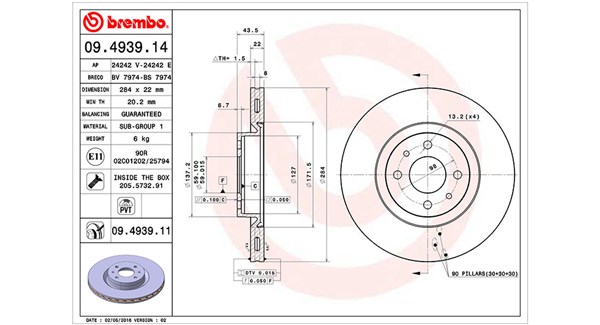 Диск тормозной MAGNETI MARELLI 360406000400