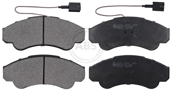 Колодки торм пер fiat/peugeot /citroen A.B.S. 37332