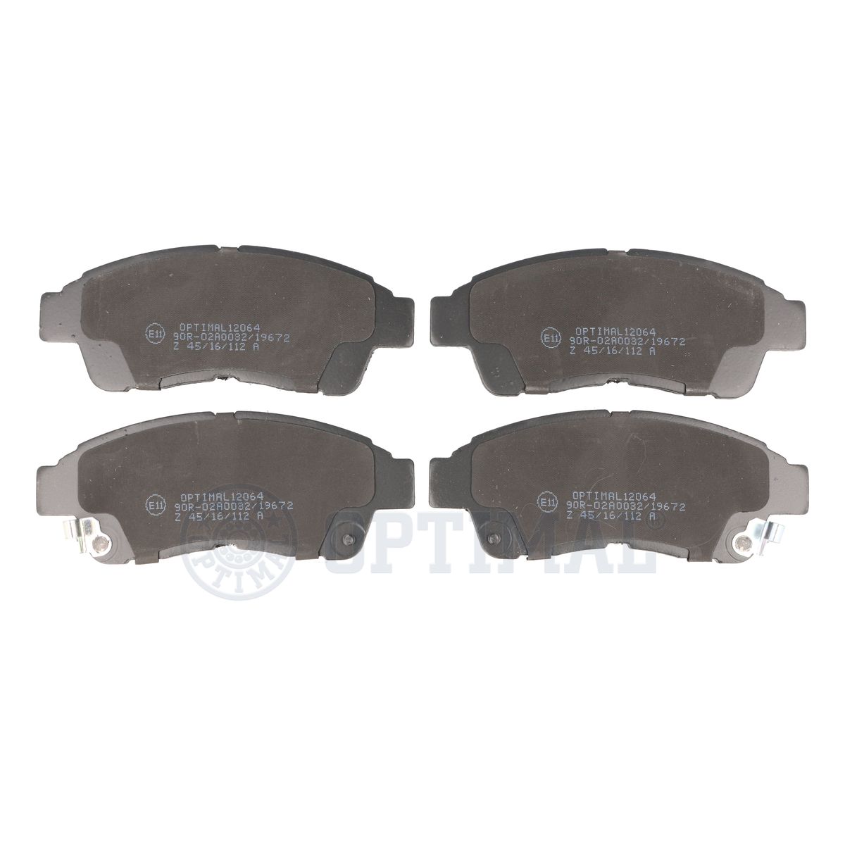 Колодки тормозные дисковые комплект toyota corolla (e11) corolla compact (e11) corolla liftb OPTIMAL BP12064