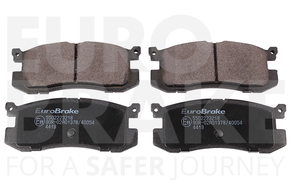 Тормозные колодки дисковые задние EUROBRAKE 5502223218