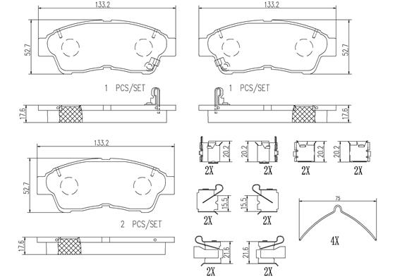  BREMBO P83034N